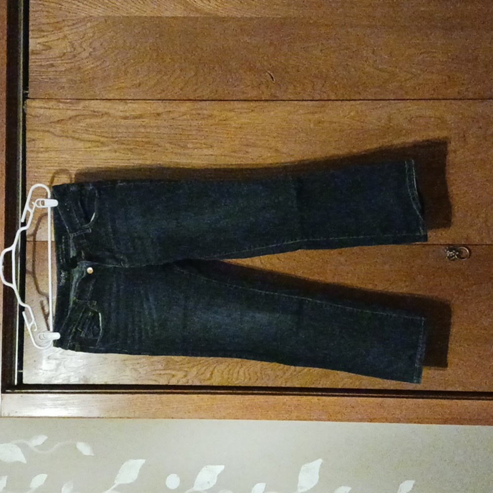 Dark blue jeans